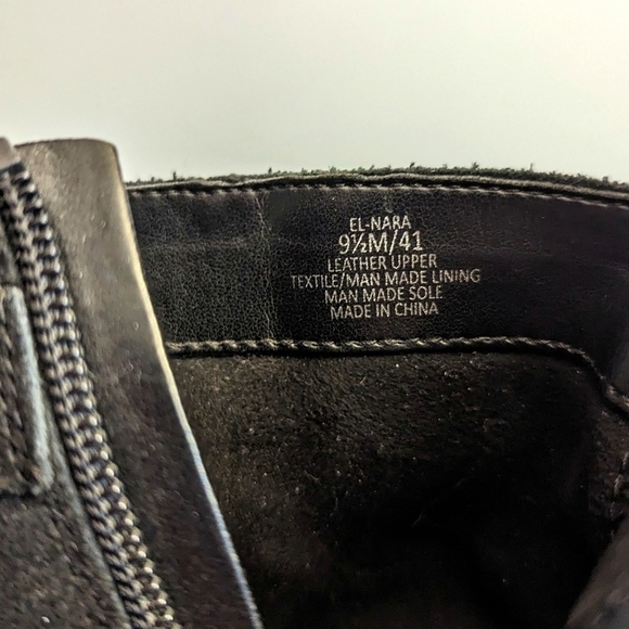 Essex Lane Nara Black Suede Bootie Boots - Picture 8 of 13